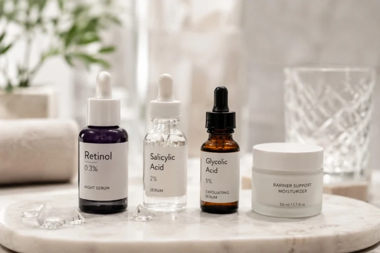 Retinol a kwasy – czy można je łączyć w pielęgnacji?